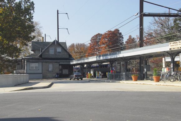 Train in station